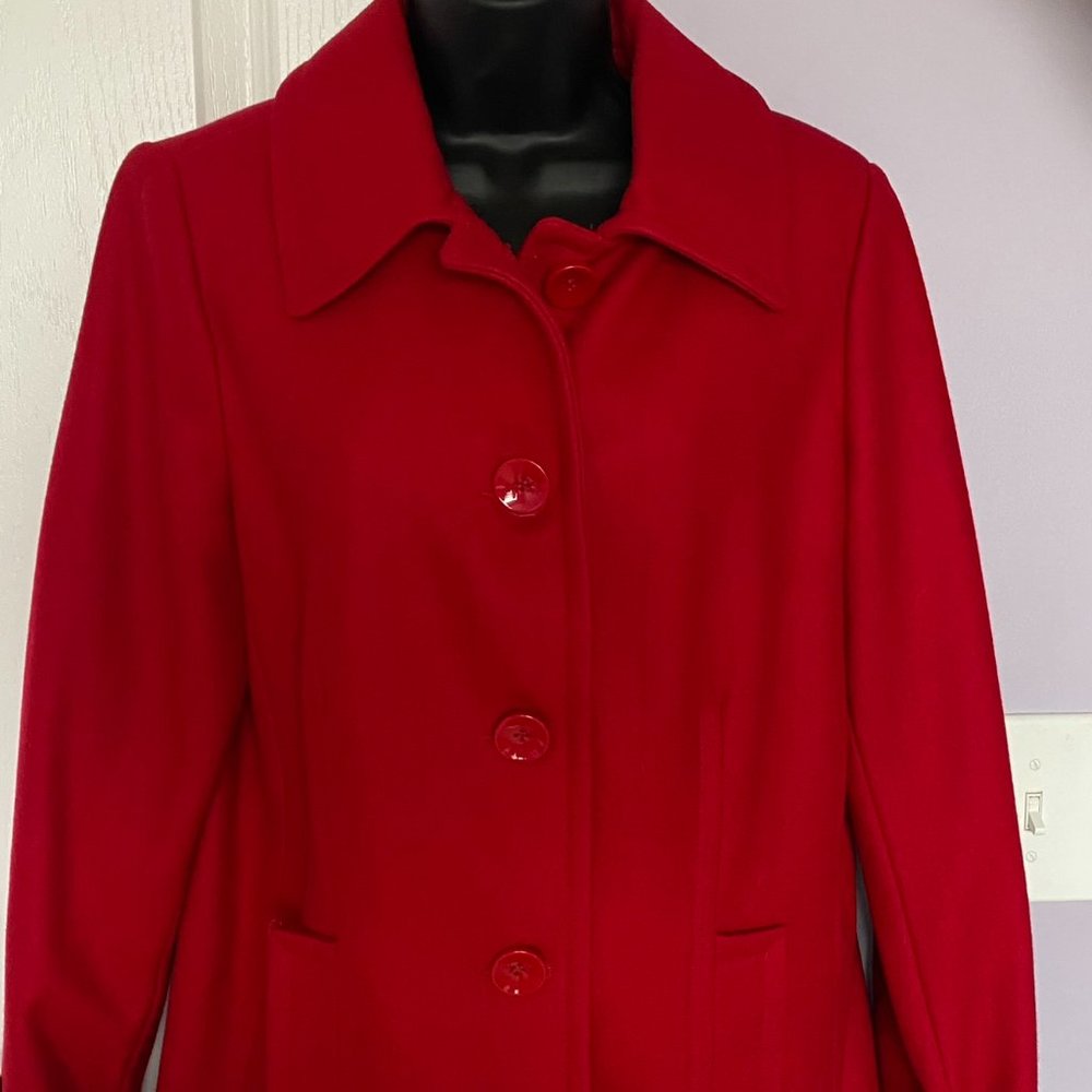Centigrade Outerwear wool blend red coat